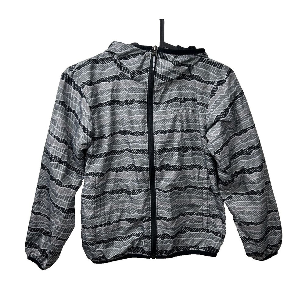 Columbia Kids Size Small Lightweight Waterproof Windbreaker Full Zip Rain Jacket
